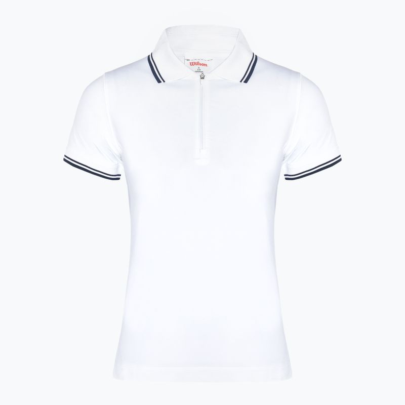 Wilson Team Polo Damen T-Shirt hellweiß