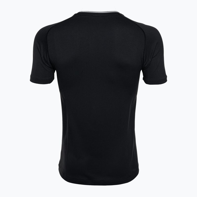 Herren Wilson Team Seamless Crew schwarzes T-Shirt 2