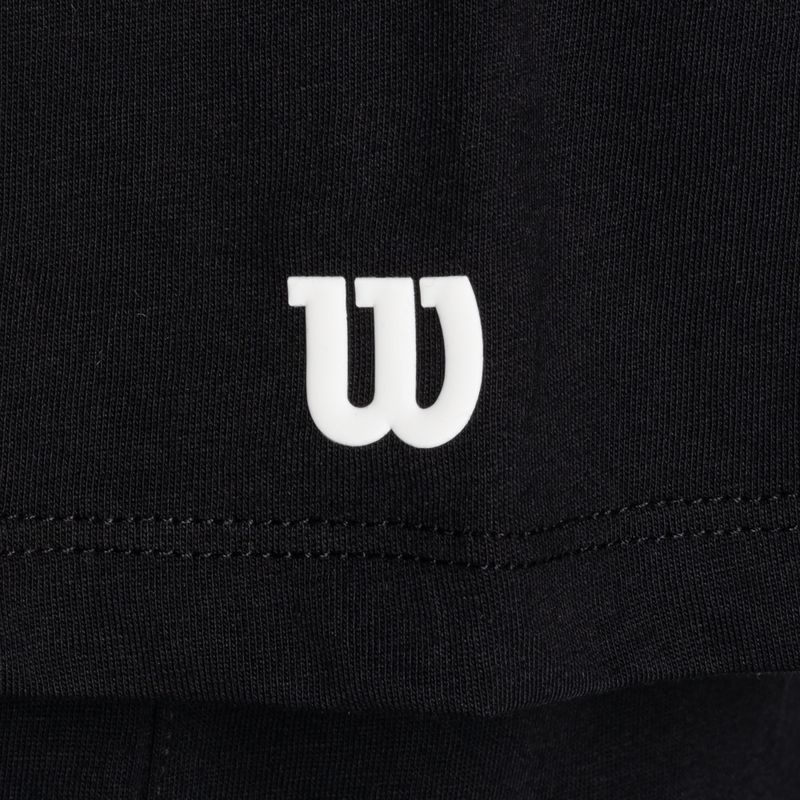 Herren-Tennisshirt Wilson Team Graphic schwarz 3