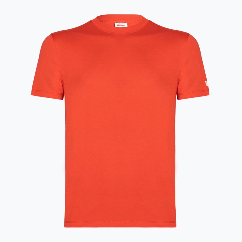 Wilson Team Graphic Herren Tennisshirt in Infrarot