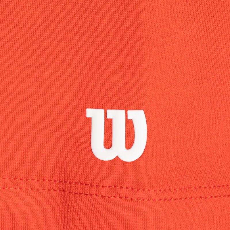 Wilson Team Graphic Herren Tennisshirt in Infrarot