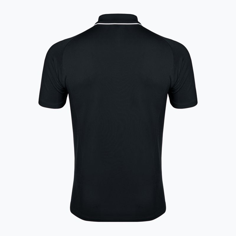 Herren Wilson Team Seamless Polo 2.0 Shirt schwarz 2