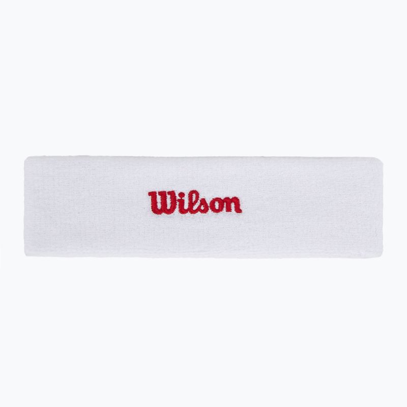 Kopfband Wilson Headband bright white / infrared 2