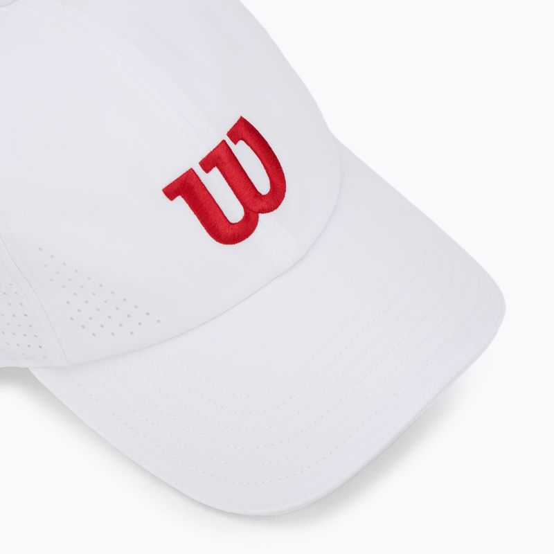 Cap Schirmmütze Wilson Active Perforated Cap bright white / infrared 3