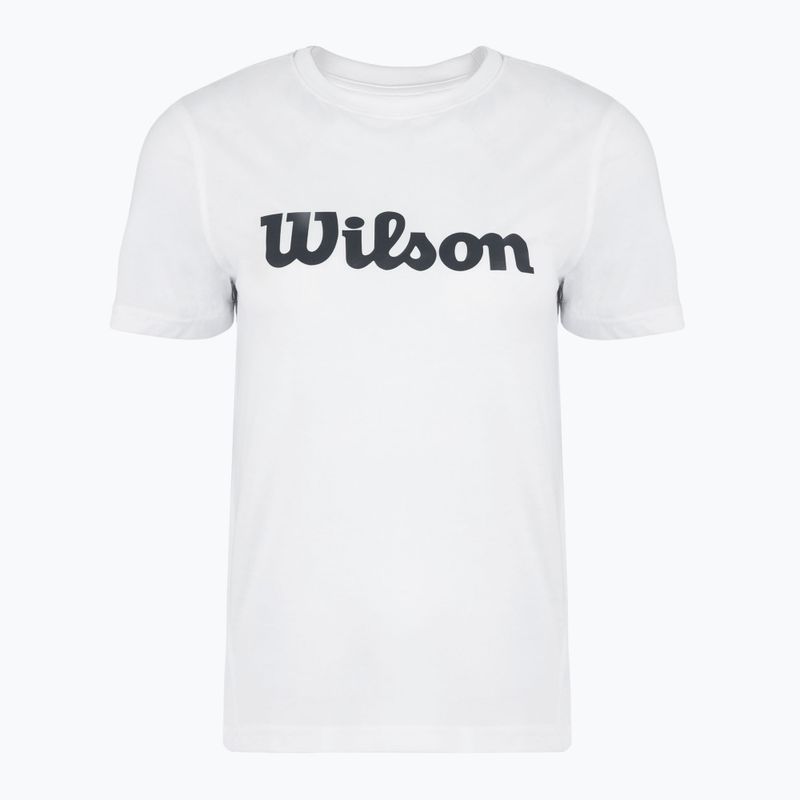 Tennis-Shirt Damen Wilson Team Graphic Script W bright white script
