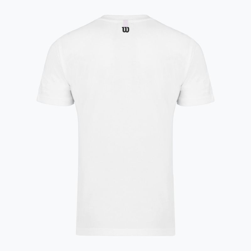 Tennis-Shirt Damen Wilson Team Graphic Script W bright white script 2