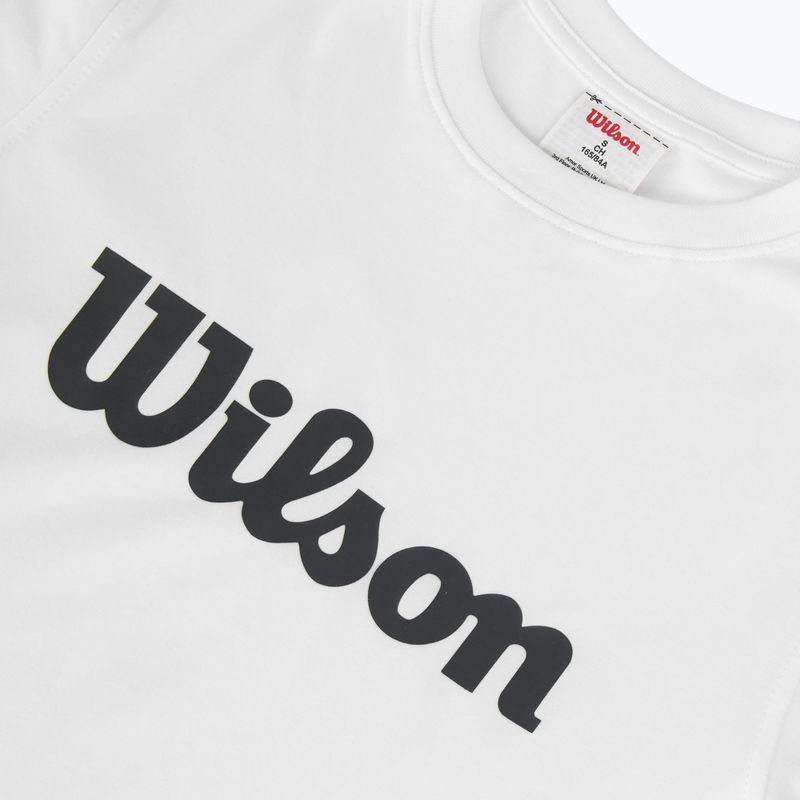 Tennis-Shirt Damen Wilson Team Graphic Script W bright white script 3