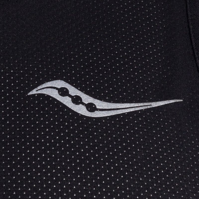 Saucony Herren Stopwatch Singlet Laufshirt schwarz SAM800277-BK 3