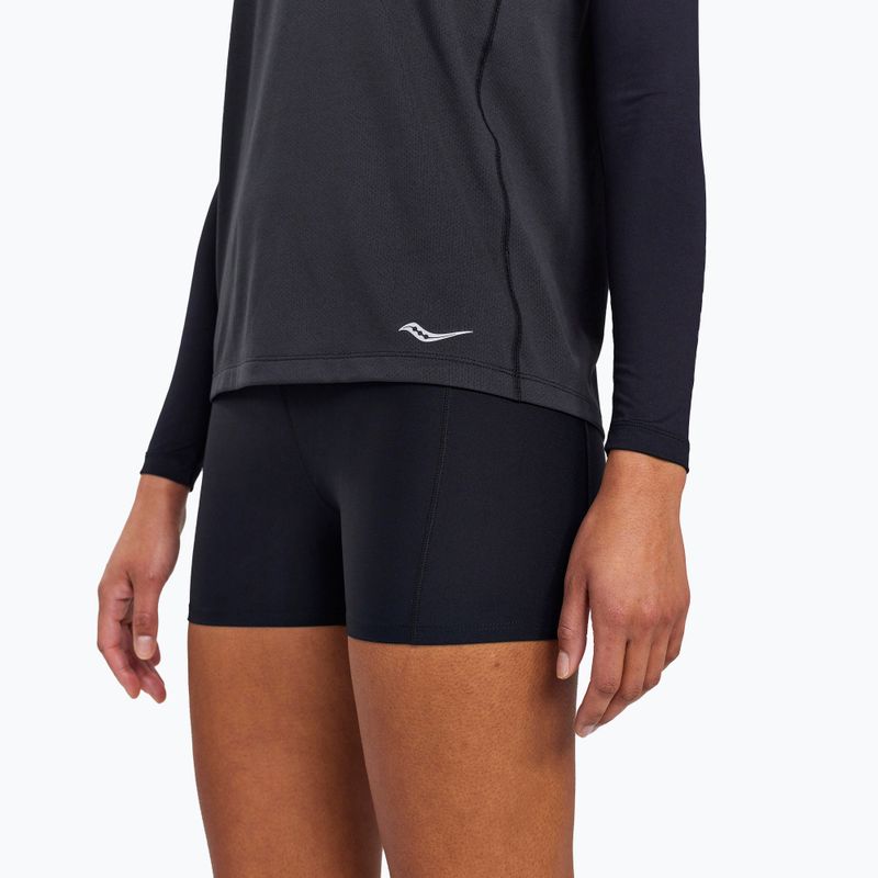Damen Laufshirt Saucony Stopwatch Singlet schwarz SAW800369-BK 3