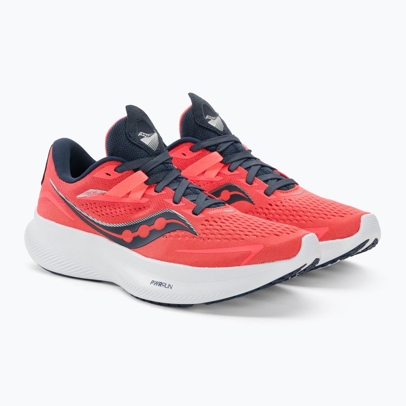 Damen Laufschuhe Saucony Ride 15 vizi rot/nacht 4
