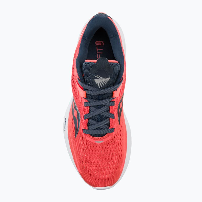 Damen Laufschuhe Saucony Ride 15 vizi rot/nacht 6