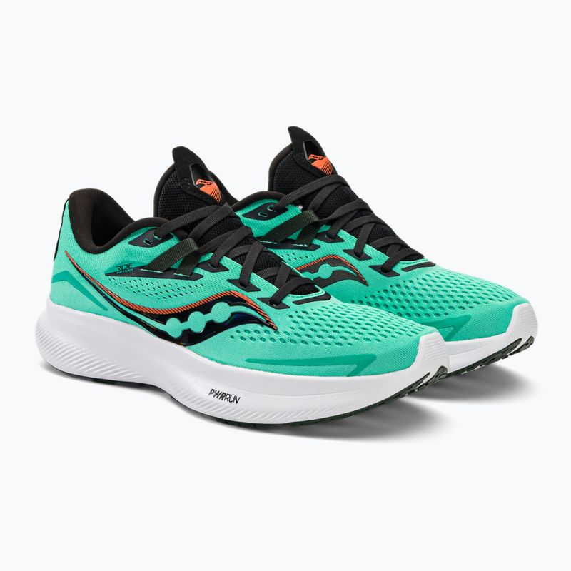 Herren Laufschuhe Saucony Ride 15 cool mint/zest S20729-125 4
