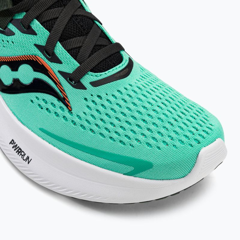 Herren Laufschuhe Saucony Ride 15 cool mint/zest S20729-125 7