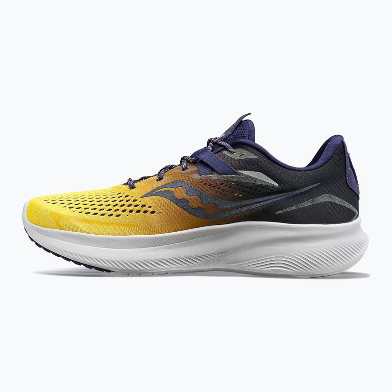 Saucony Ride 15 Herren Laufschuhe navy blau und gelb S20729-65 10