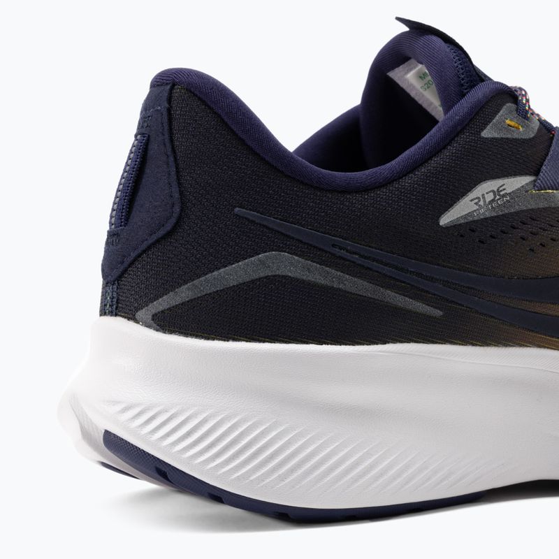 Saucony Ride 15 Herren Laufschuhe navy blau und gelb S20729-65 8
