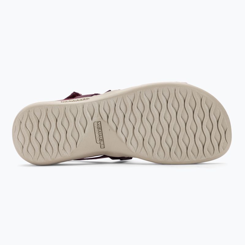 Damen Merrell District 3 Backstrap Web Sandalen burgundy 5