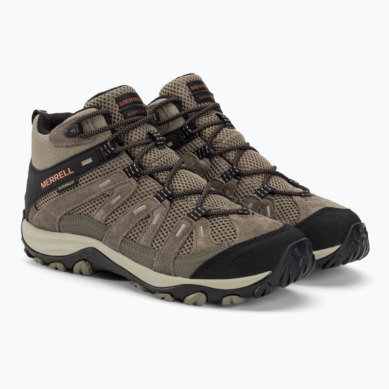 Herren-Trekking-Stiefel Merrell Alverstone 2 Mid WP boulder/brindle 4