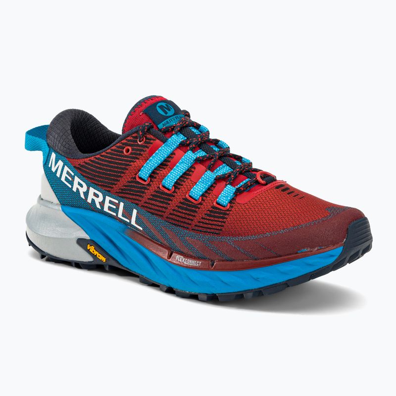 Herren Merrell Agility Peak 4 rot-blau Laufschuhe J067463