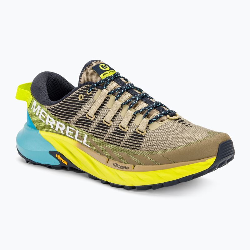 Merrell Agility Peak 4 Weihrauch/hi viz Frauen Laufschuhe