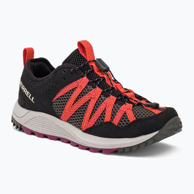 Merrell Wildwood Aerosport Damen Wanderschuhe schwarz-rosa J067730
