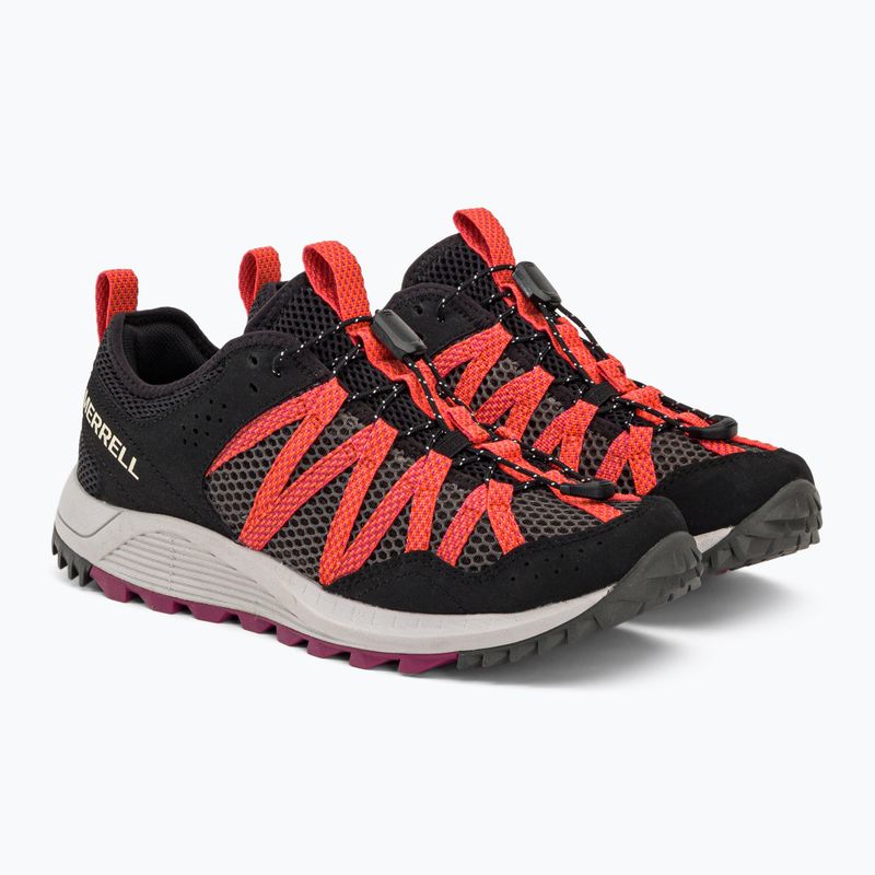 Merrell Wildwood Aerosport Damen Wanderschuhe schwarz-rosa J067730 4