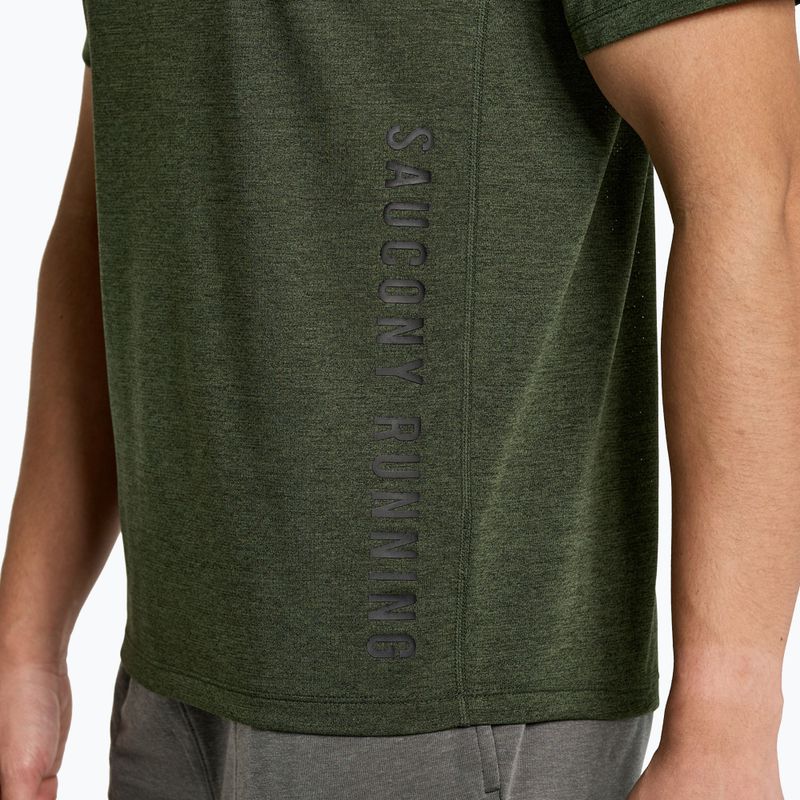 Saucony Stopwatch Graphics Herren Laufshirt grün SAM800280-CIHS3