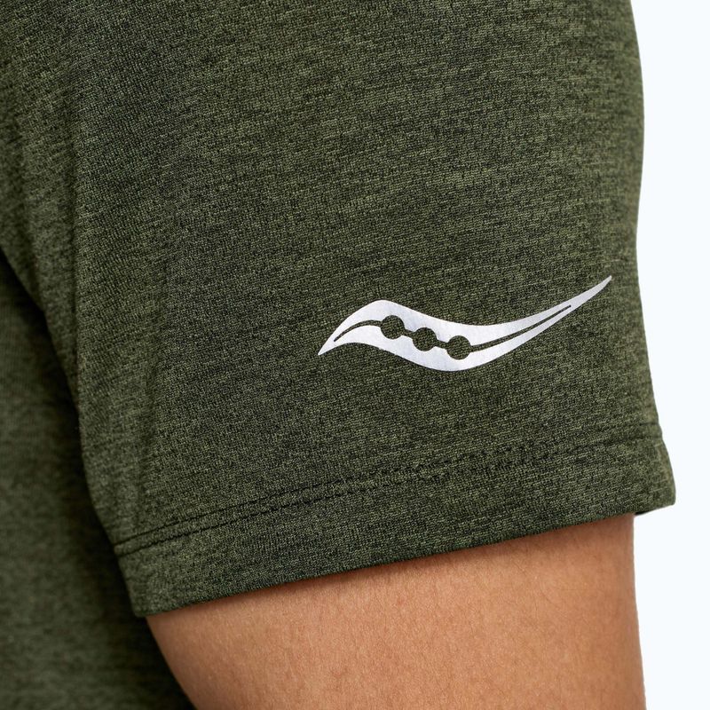 Saucony Stopwatch Graphics Herren Laufshirt grün SAM800280-CIHS3