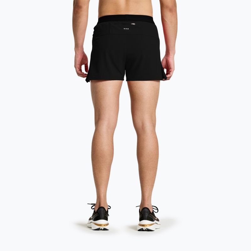 Saucony Herren Outpace 3" Laufshorts schwarz 2