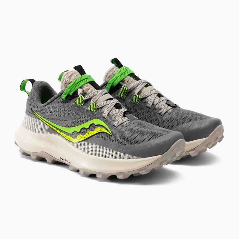 Damen Laufschuhe Saucony Peregrine 13 gravel/slime 4