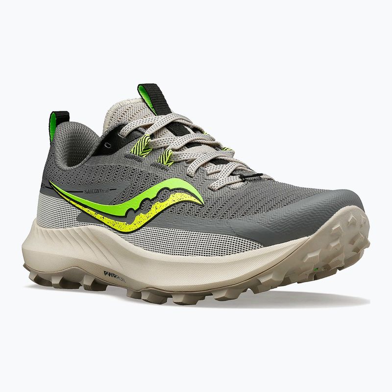 Damen Laufschuhe Saucony Peregrine 13 gravel/slime 7