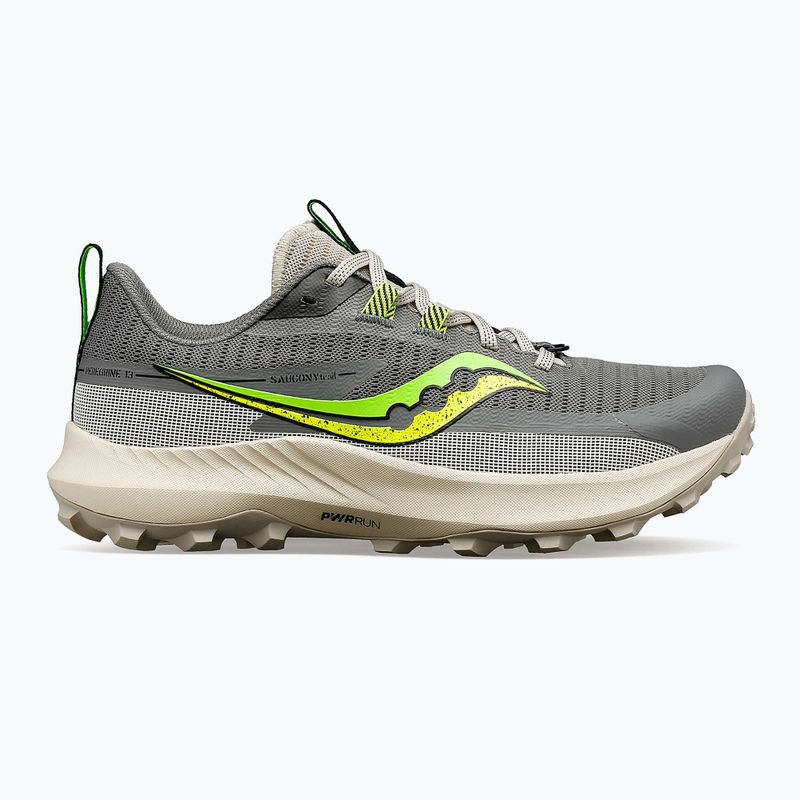 Damen Laufschuhe Saucony Peregrine 13 gravel/slime 8