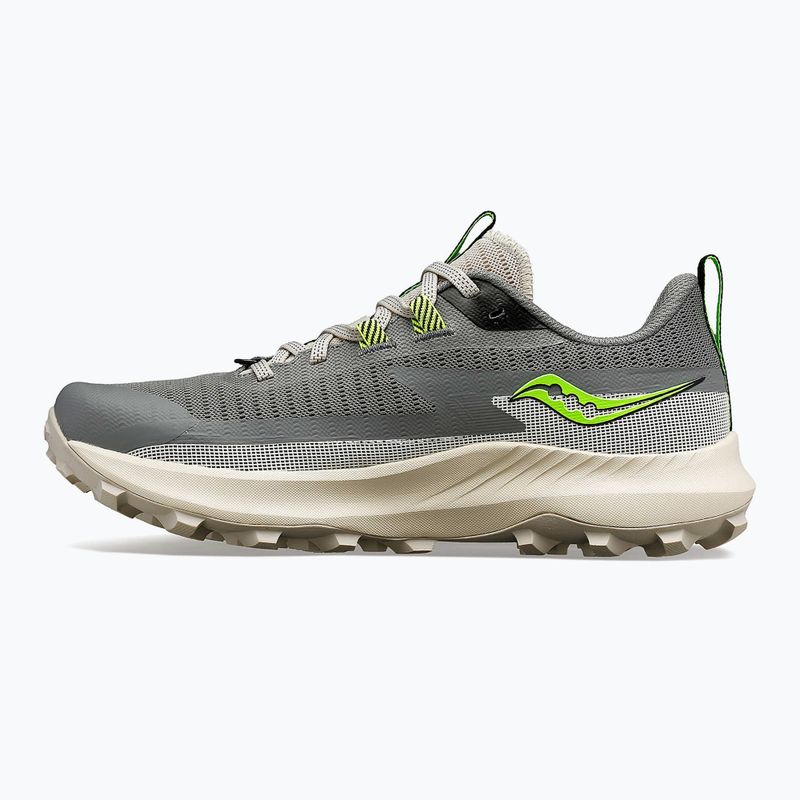 Damen Laufschuhe Saucony Peregrine 13 gravel/slime 9