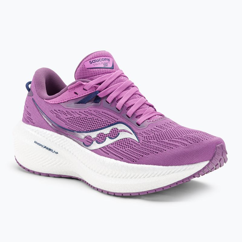 Damen Laufschuhe Saucony Triumph 21 grape/indigo