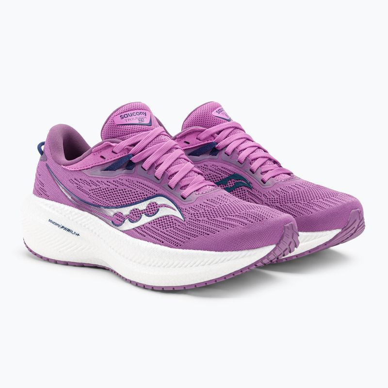 Damen Laufschuhe Saucony Triumph 21 grape/indigo 5