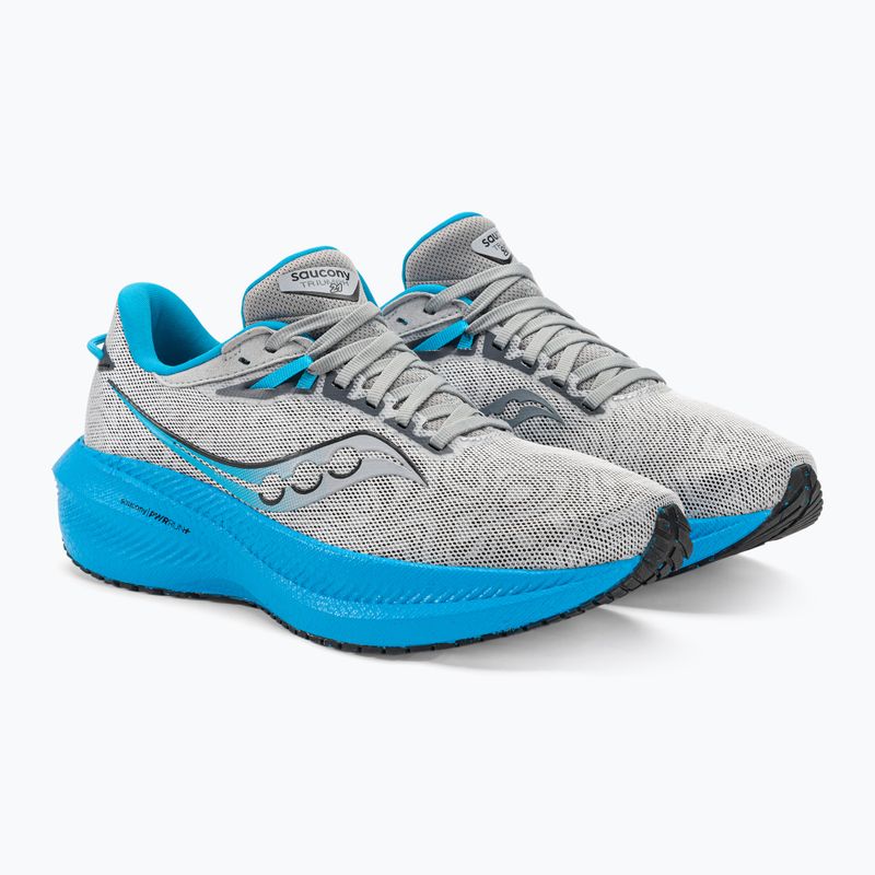 Herren Laufschuhe Saucony Triumph 21 echo silber 5