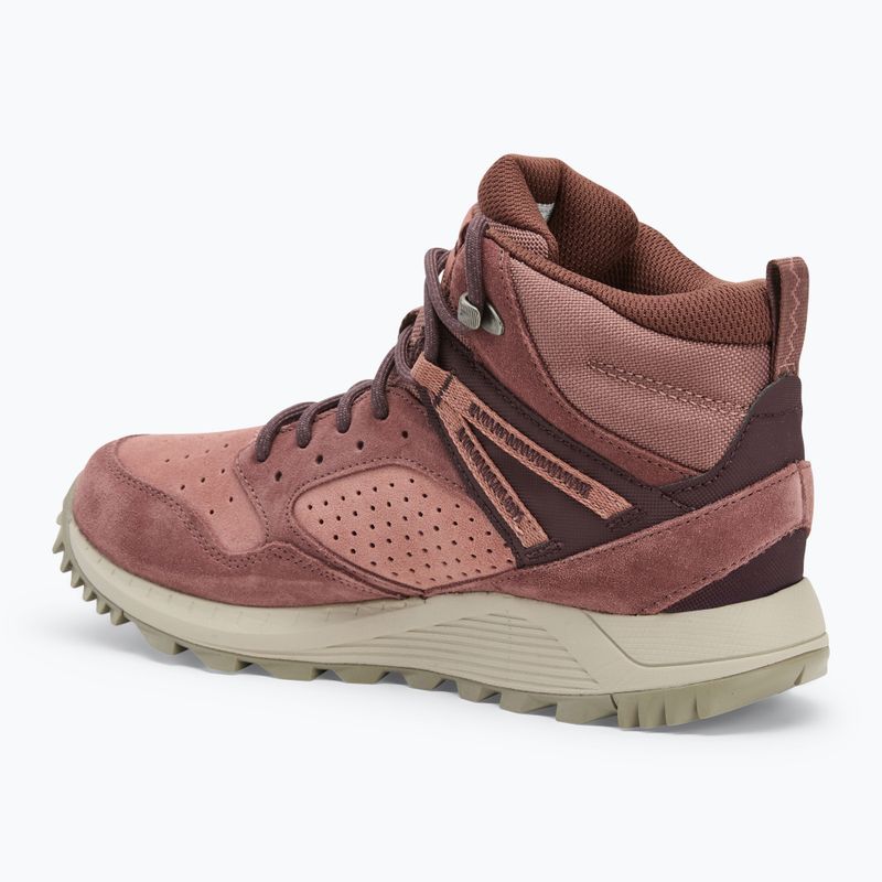 Wanderschuhe Damen Merrell Wildwood Mid Ltr Wp marron/burlwood 3