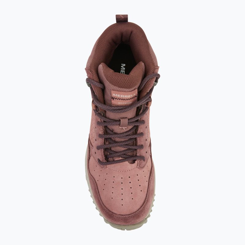 Wanderschuhe Damen Merrell Wildwood Mid Ltr Wp marron/burlwood 5