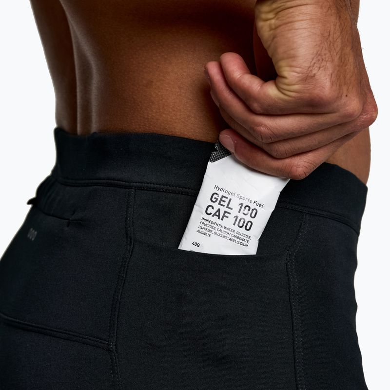 Saucony Fortify Gefütterte Herren Laufshorts halb schwarz 4