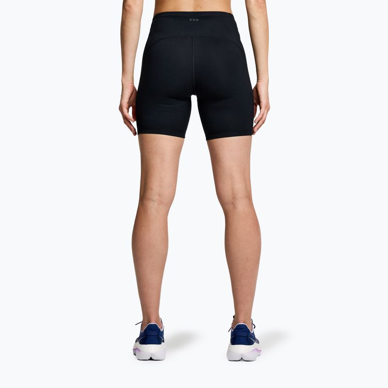 Damen Laufshorts Saucony Fortify 6" schwarz 2