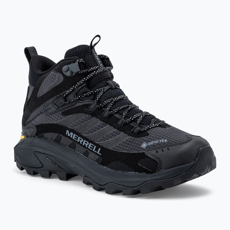 Wanderschuhe Herren Merrell Moab Speed 2 Mid Gtx black