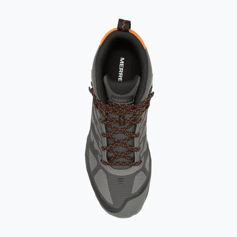 Herrenschuhe Merrell Speed Eco Mid WP charcoal/tangerine 13