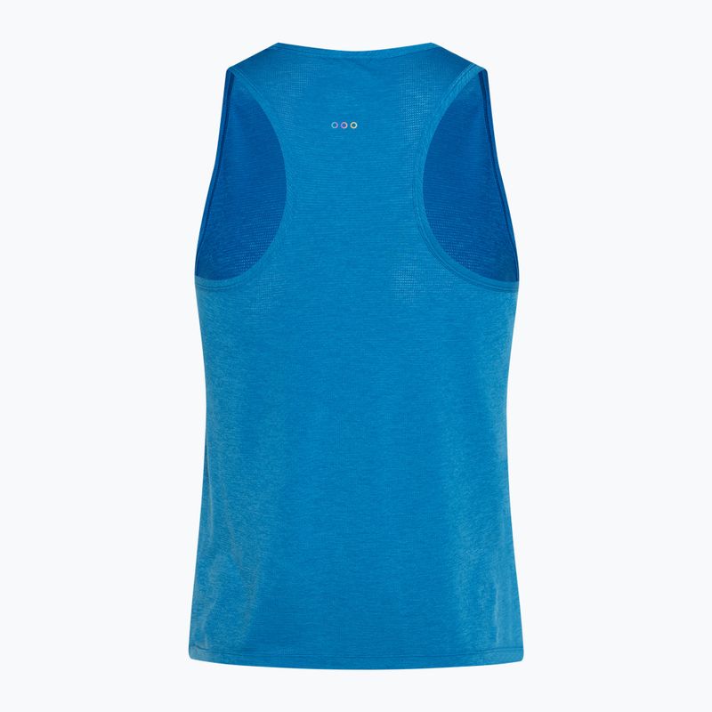 Lauf Tank Top Herren Saucony Stopwatch Singlet cobalt heather 2