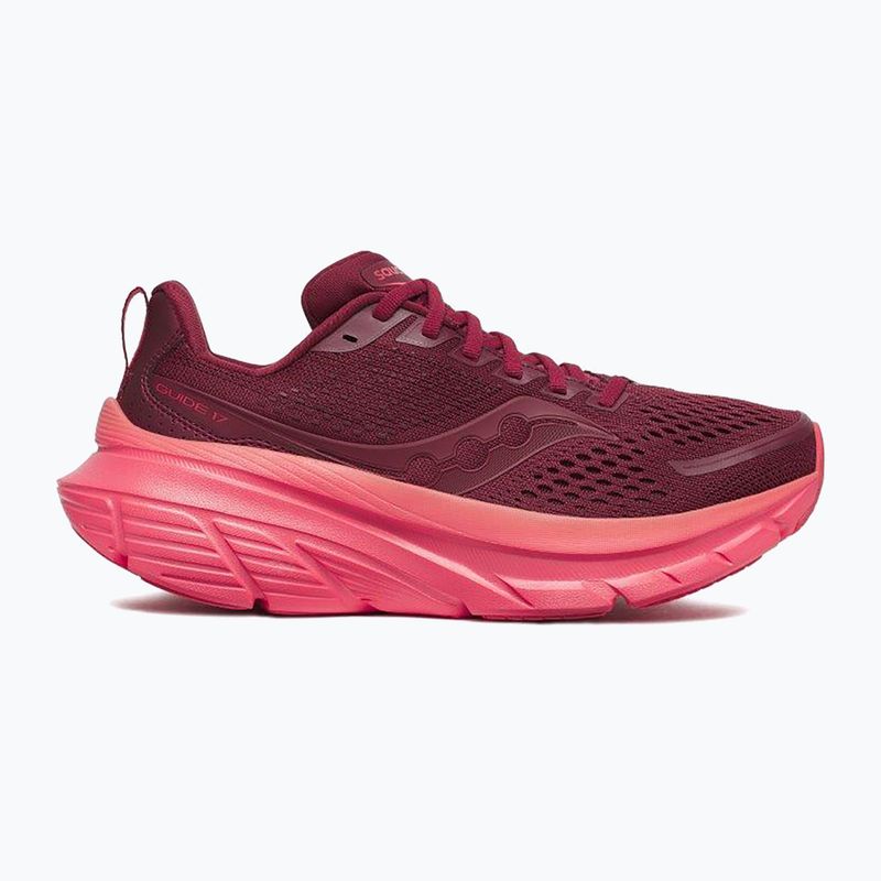 Laufschuhe Damen Saucony Guide 17 currant/cayenne 8