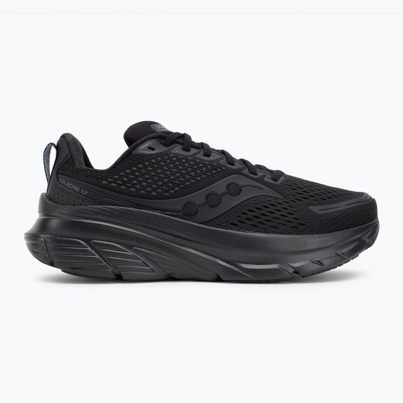 Herren Laufschuhe Saucony Guide 17 schwarz/schwarz 2