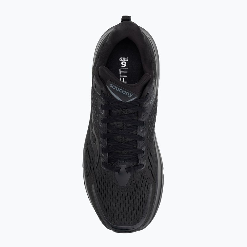 Herren Laufschuhe Saucony Guide 17 schwarz/schwarz 5