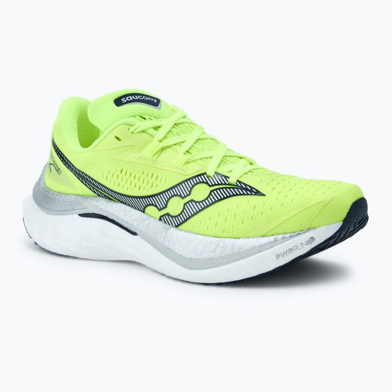 Herren Laufschuhe Saucony Endorphin Speed 4 zitrone/navy