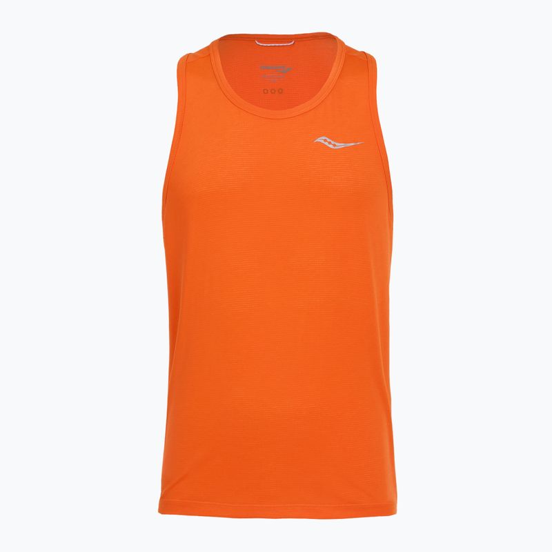 Herren Lauftank Saucony Stopwatch Singlet pepper heather 6