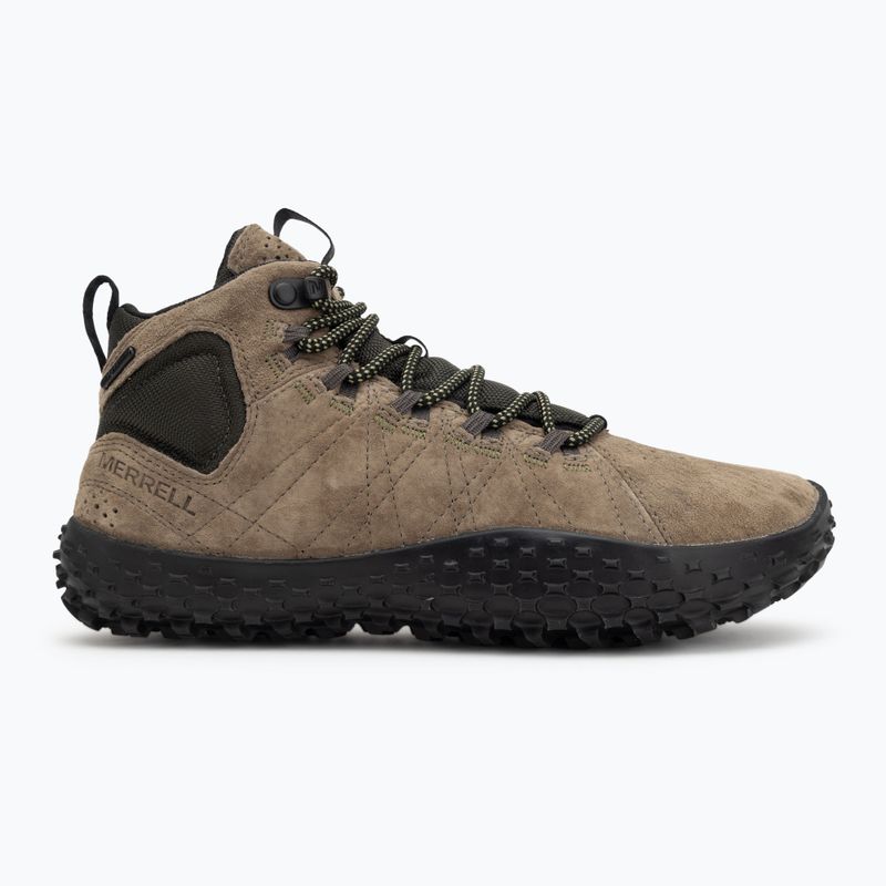 Herren Barfußschuhe Merrell Wrapt Mid WP olive/black 2