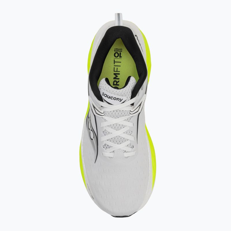 Herren Laufschuhe Saucony Triumph 22 weiß / citron 5
