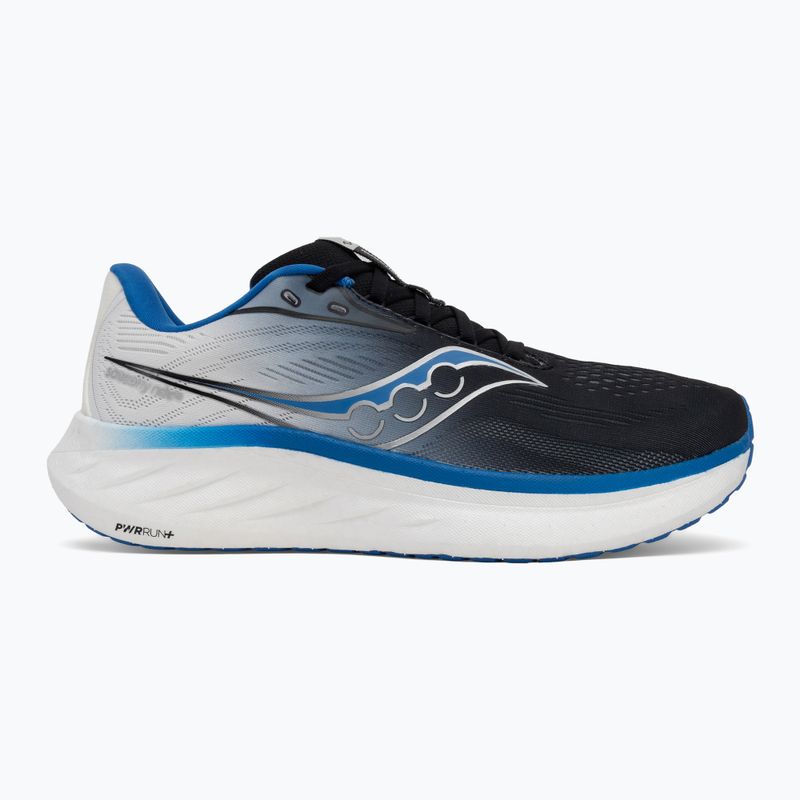 Herren Laufschuhe Saucony Ride 18 schwarz / skydiver 2